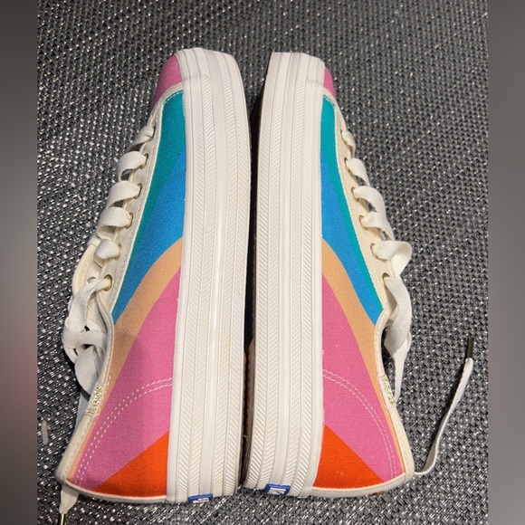 Keds X Kate Spade New York Triple Kick Multi Striped... - Picture 6 of 7